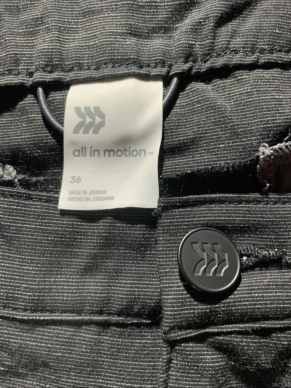All In Motion Men's Performance Gray 7” Golf Shorts Size 36 | NWT